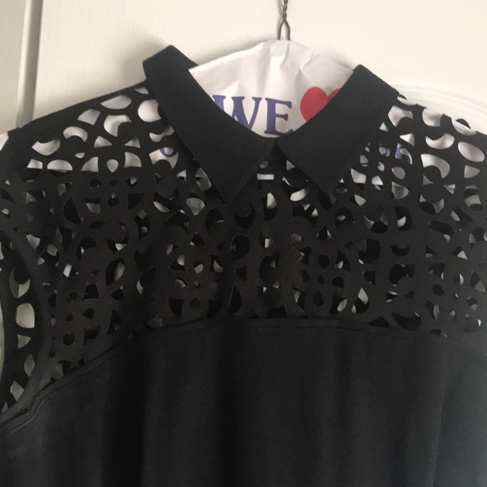 Ralph Lauren black cut out dress